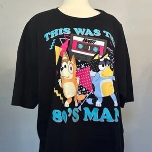 Retro Black Graphic Tee